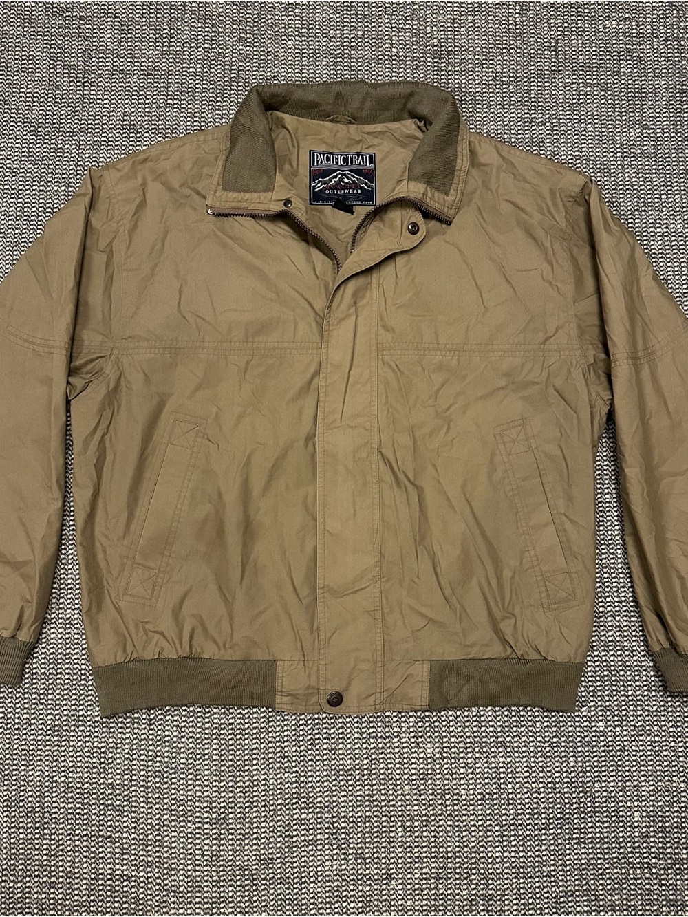 Pacific Trail Men's Olive/Tan Bomber Jacket
